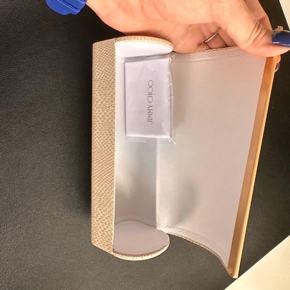 Jimmy Choo Accessories | Jimmy Choo Auri/G/S PJPGB Blue, New Without Tags - Picture 9 of 10